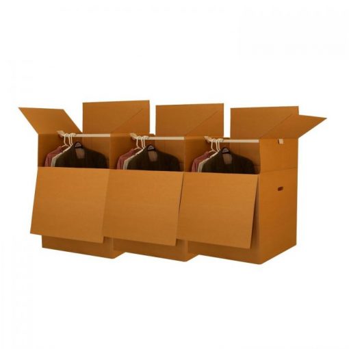 LARGER WARDROBE BOXES (BUNDLE OF 3) 24X24X40